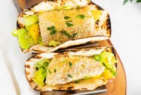 Crispy Air Fryer Fish Tacos with Zesty Lime Slaw