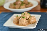 Creamy Stroganoff Meatballs with Mushroom Sauce