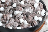 Caramel S’mores Puppy Chow Snack Mix Recipe
