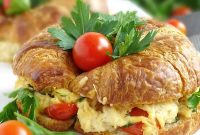 Crispy Chicken Salad Croissant Sandwich Recipe