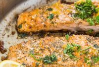 Garlic Lemon Herb Pan-Fried Salmon Recipe for Crispy Flavor