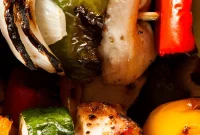 Grilled Chicken Kabobs with Flavorful Marinade — Oven or Broiler