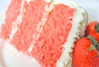 Moist Strawberry Cake from Box Mix (Simple Doctored Recipe)