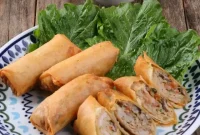 Spicy Spring Roll Noodles with Crunchy Fresh Veggies