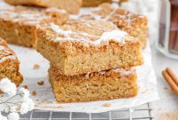 Cinnamon Roll Blondies Recipe — Gooey Swirled Dessert Bars
