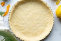 Citrus Shortbread Tart Crust Recipe for Zesty, Buttery Tarts