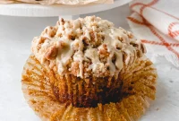 Pumpkin Cinnamon Streusel Muffins Recipe with Crunchy Topping