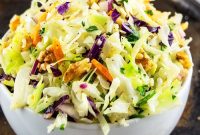 One-Bowl Oil and Vinegar Coleslaw Recipe
