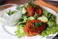 Turkey Kofta with Moroccan Yogurt Sauce — Slow-Cooker & Gluten-Free