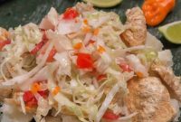 Vigorón Recipe: Traditional Nicaraguan Yuca and Cabbage Slaw