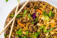 Deconstructed Egg Roll Bowl: Quick Asian-Inspired Skillet Meal