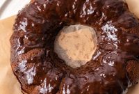 Moist Chocolate Sour Cream Bundt Cake Recipe
