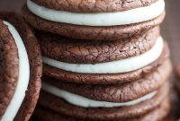Salted Caramel Brownie Sandwich Cookies Recipe
