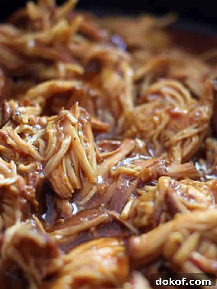 Crockpot BBQ Chicken with Italian Dressing