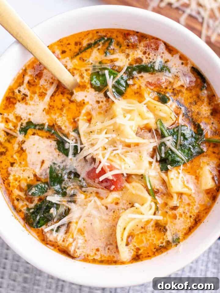 Instant Pot Tortellini Soup
