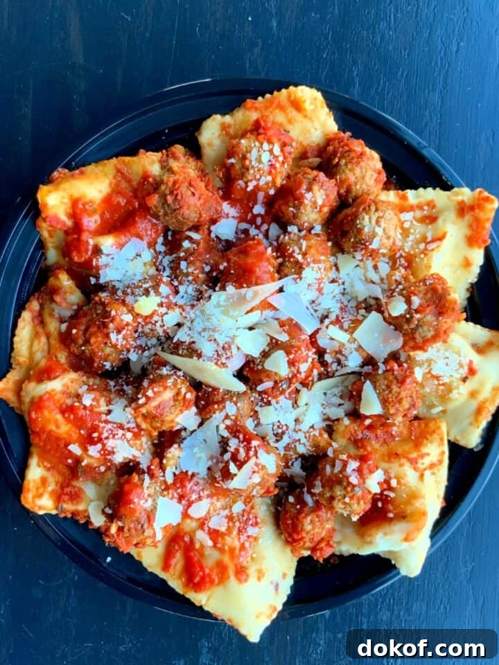 Slow Cooker Meatballs With Ravioli