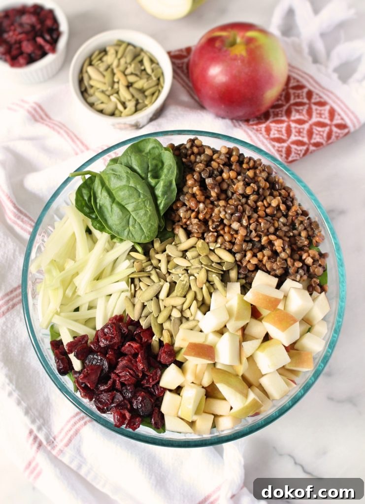 Fall Spinach and Apple Salad With Honey Vinaigrette