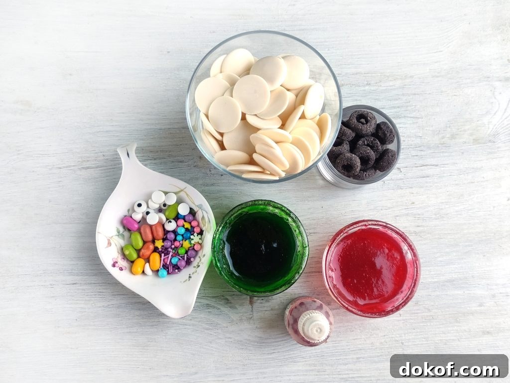 White Chocolate Halloween Bark: Spooky Candy Bark Recipe 3 img 106743 2