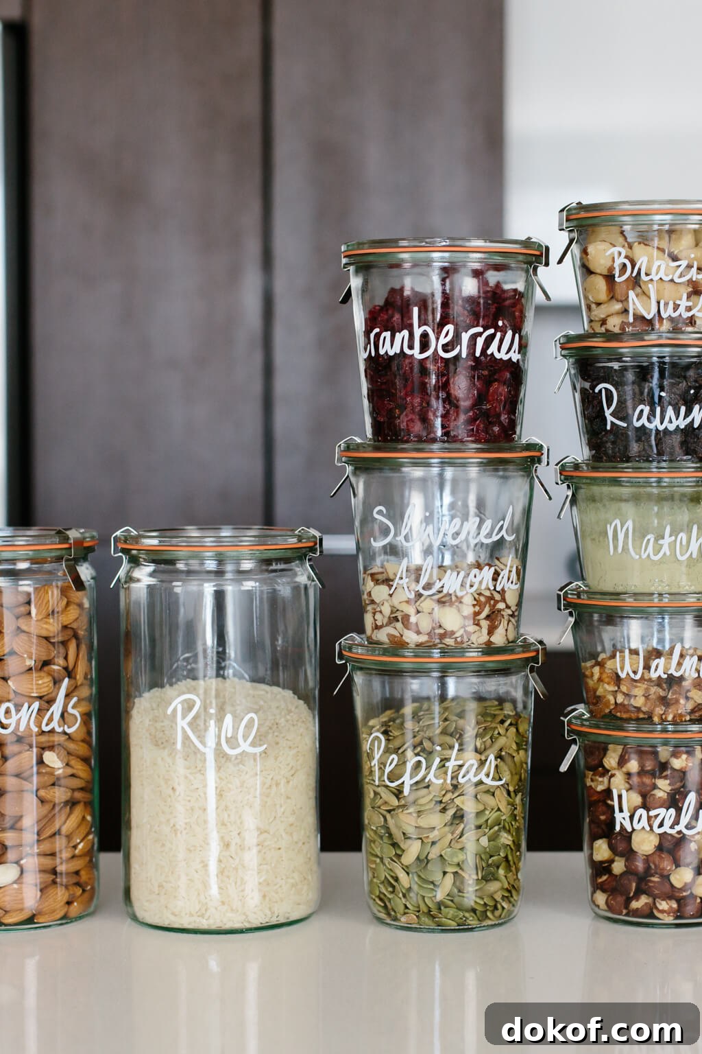 Pantry organization ideas - I've got several tips for creating a healthy pantry and moving all your storage containers to glass jars.