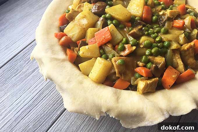 A Savory Filling of Meat and Veggies in an Unbaked Crust| Foodal.com