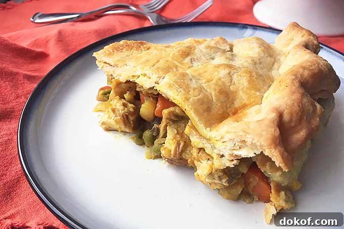 A Slice of Chicken and Vegetable Curry Pot Pie | Foodal.com