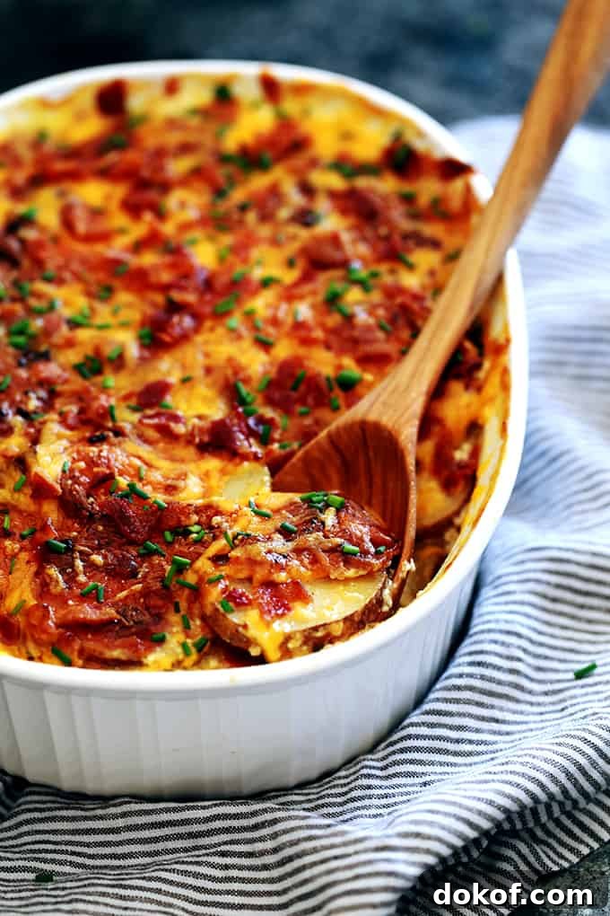 Loaded Scalloped Potatoes | Melanie Makes