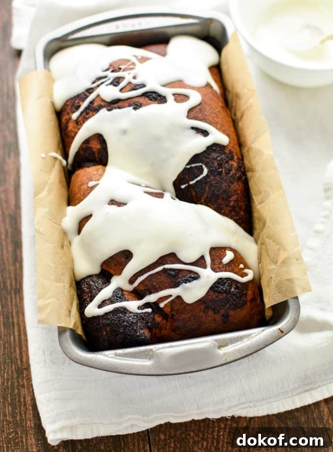 Chocolate and Hazelnut Babka with Cream Cheese Glaze | Cooking & Beer