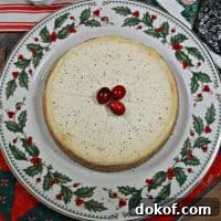 Decadent Eggnog Cheesecake Recipe for the Holidays 6 img 12246 5