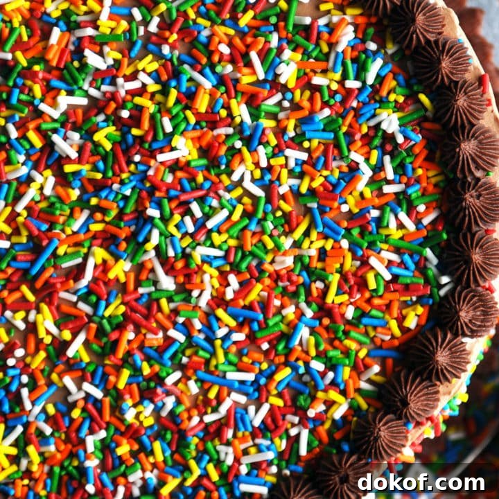Moist yellow cake recipe with chocolate buttercream.