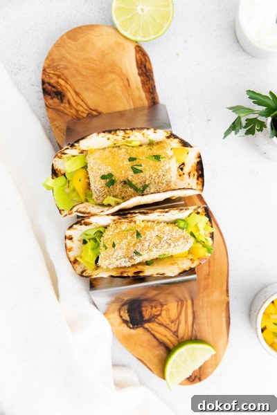 two air fryer fish tacos 