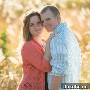 A picture of Victoria, the author and owner of Eating Gluten and Dairy Free and her husband, David.