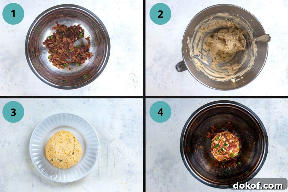 photo collage of recipe steps.