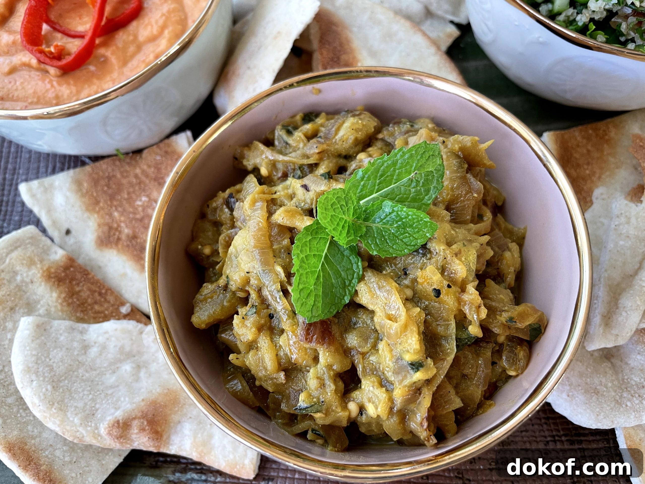 Smoky eggplant dip