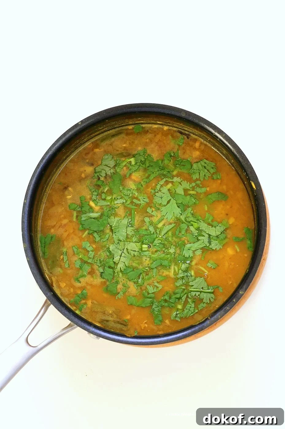 Punjabi Dal Fry Recipe. Easy Dal Fry with whole spices and garam masala. Lentil Dhal. Or use split peas. Vegan Gluten-free Soy-free Indian Recipe. | VeganRicha.com