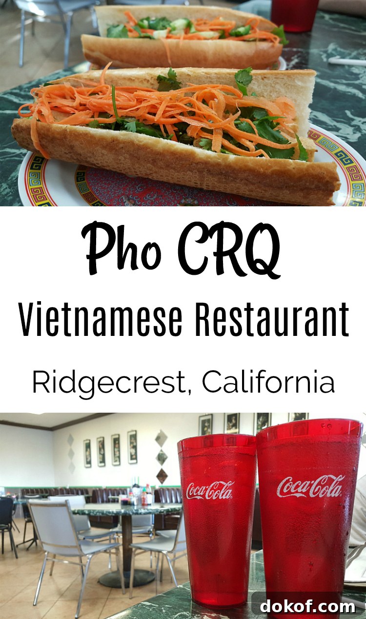 Ridgecrest Vietnamese Restaurant Pho CRQ Mojave Desert, California