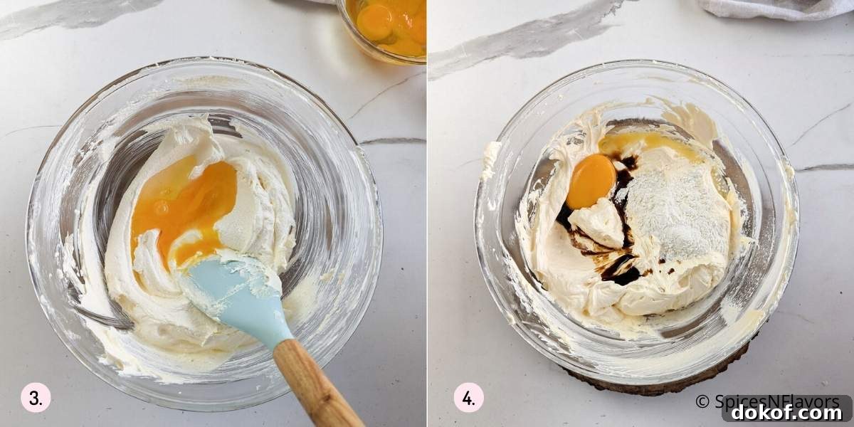 Classic Old-Fashioned Pound Cake Recipe: Step-by-Step Guide 5 add eggs and vanilla and mix well