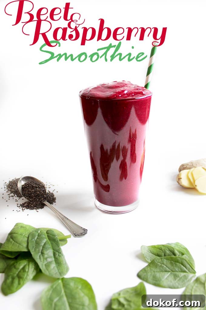 Beet and Raspberry Smoothie. Energizing. Detoxifying. Easy. Delicious. Colorful #Glutenfree #Vegan