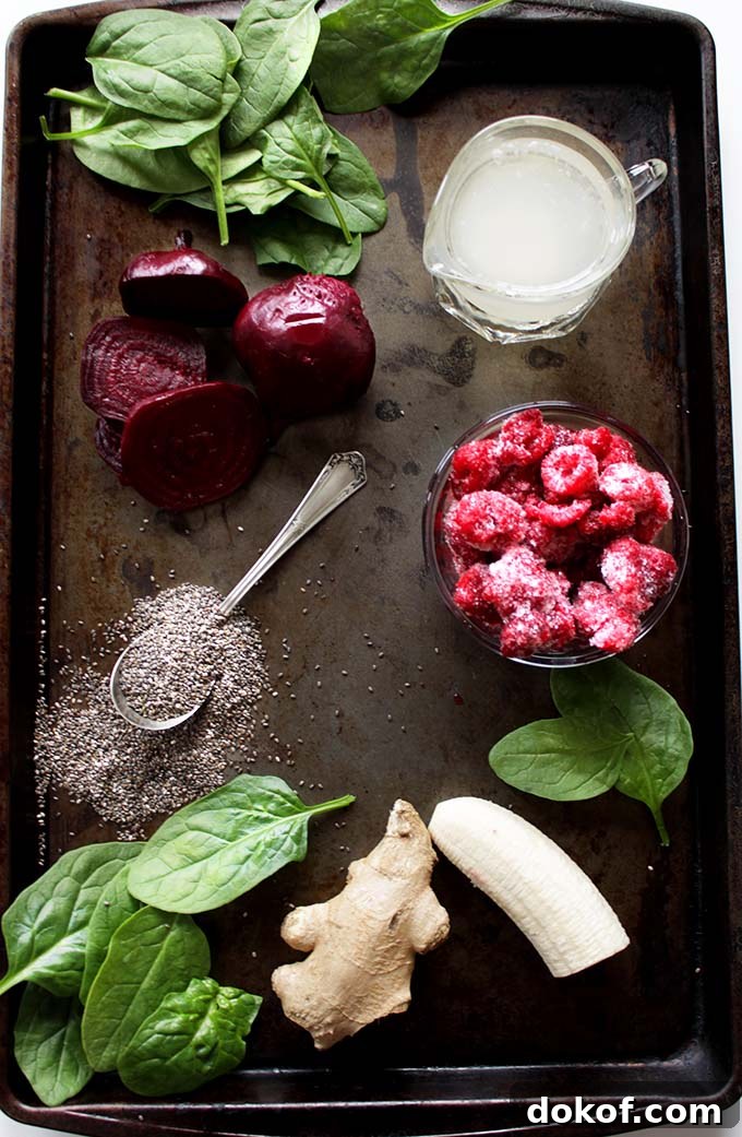 Beet and Raspberry Smoothie. #Vegan #Glutenfree