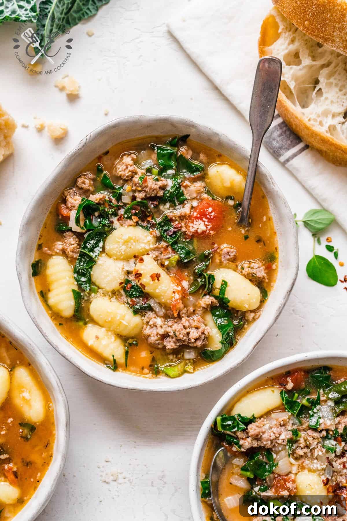 Hearty Italian Sausage Gnocchi Soup Recipe 4 Gnocchi Soup with sausage and kale