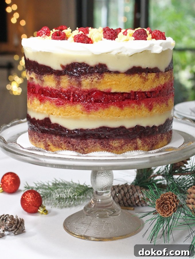 Christmas Trifle Cake