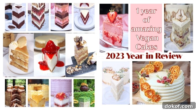 Compilation of Vegan Cakes