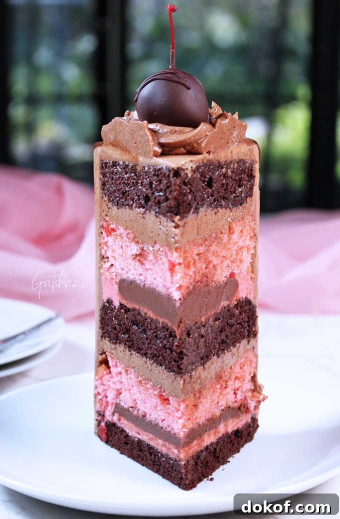 Chocolate Covered Cherry Cake