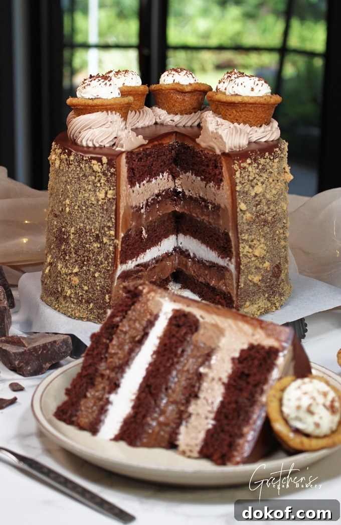 Chocolate Cream Pie Cake