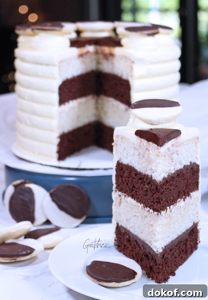 Black and White Cake