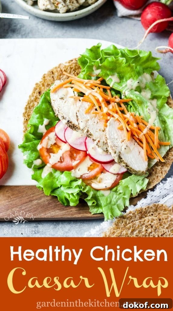 Chicken Caesar Wrap Recipe: Quick Protein-Packed Lunch 10 Healthy Chicken Caesar Wrap