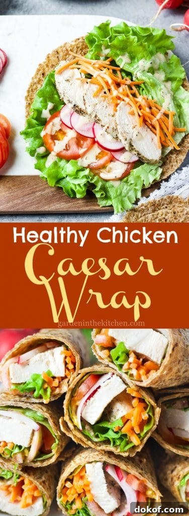 Chicken Caesar Wrap Recipe: Quick Protein-Packed Lunch 11 Chicken Caesar Wrap