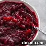 cranberry sauce in bowl close up
