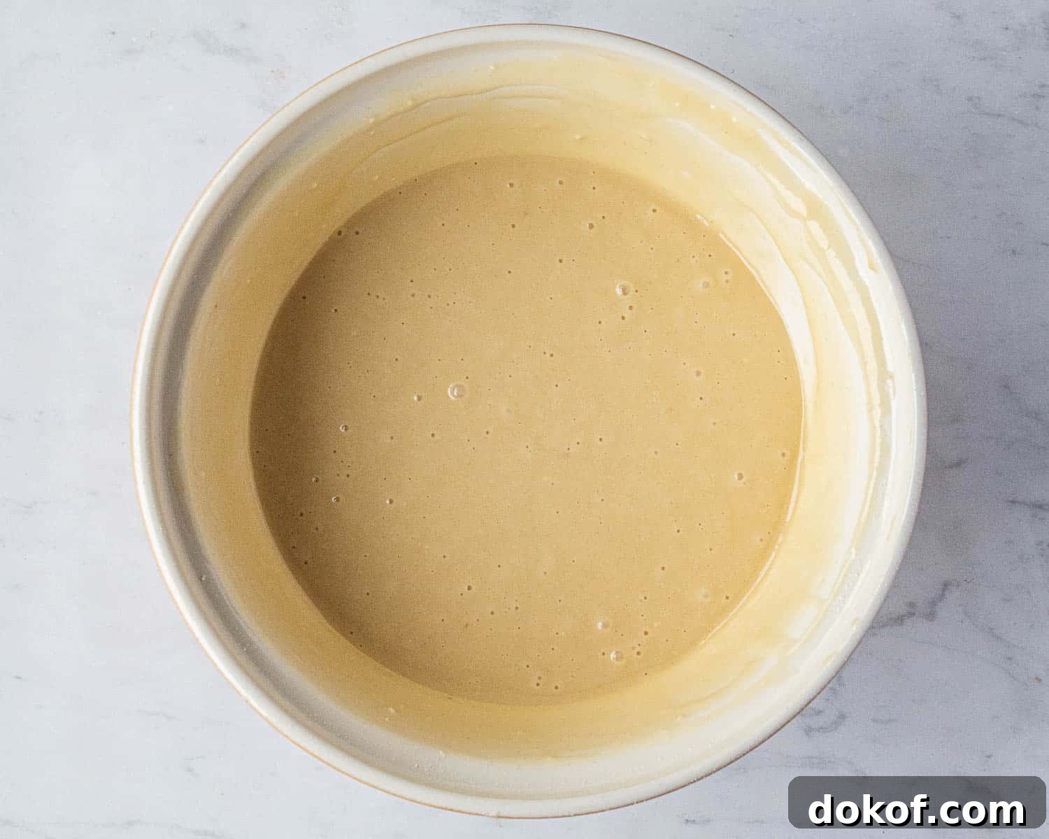 Moist Vegan Golden Syrup Cake Recipe with Sticky Glaze 6 Step 2, the finished batter.