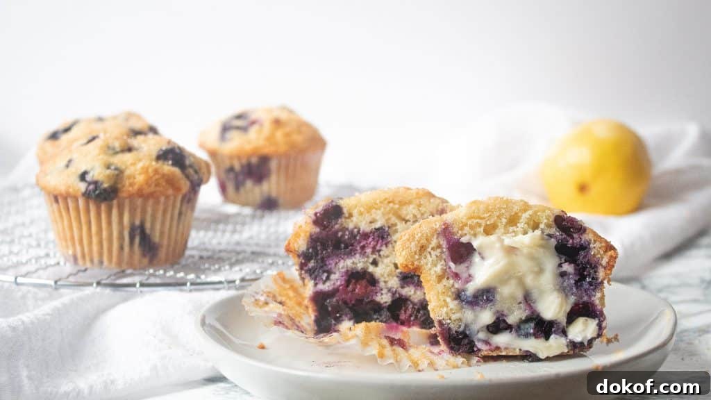 Buttermilk Blueberry Muffins with Lemon Zest