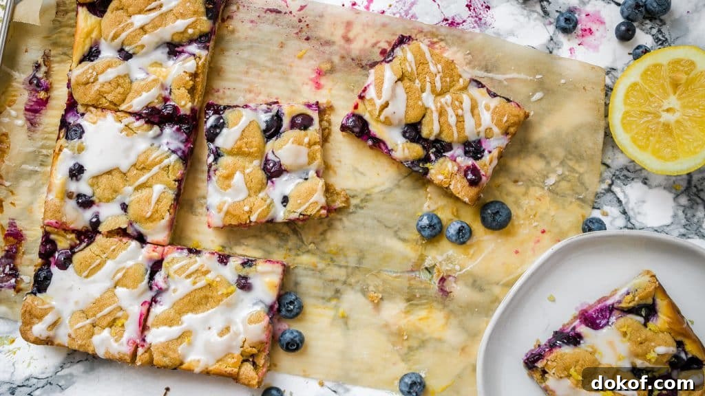 Blueberry Cream Cheese Bars